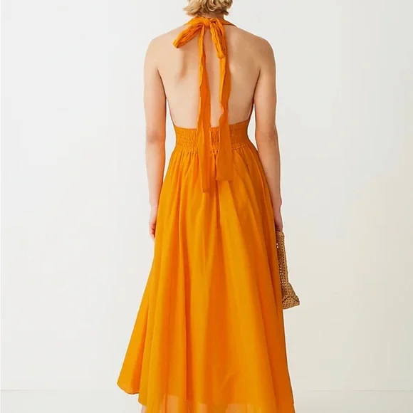 Twist-back smocked-waist beach dress - Picture 2 of 4